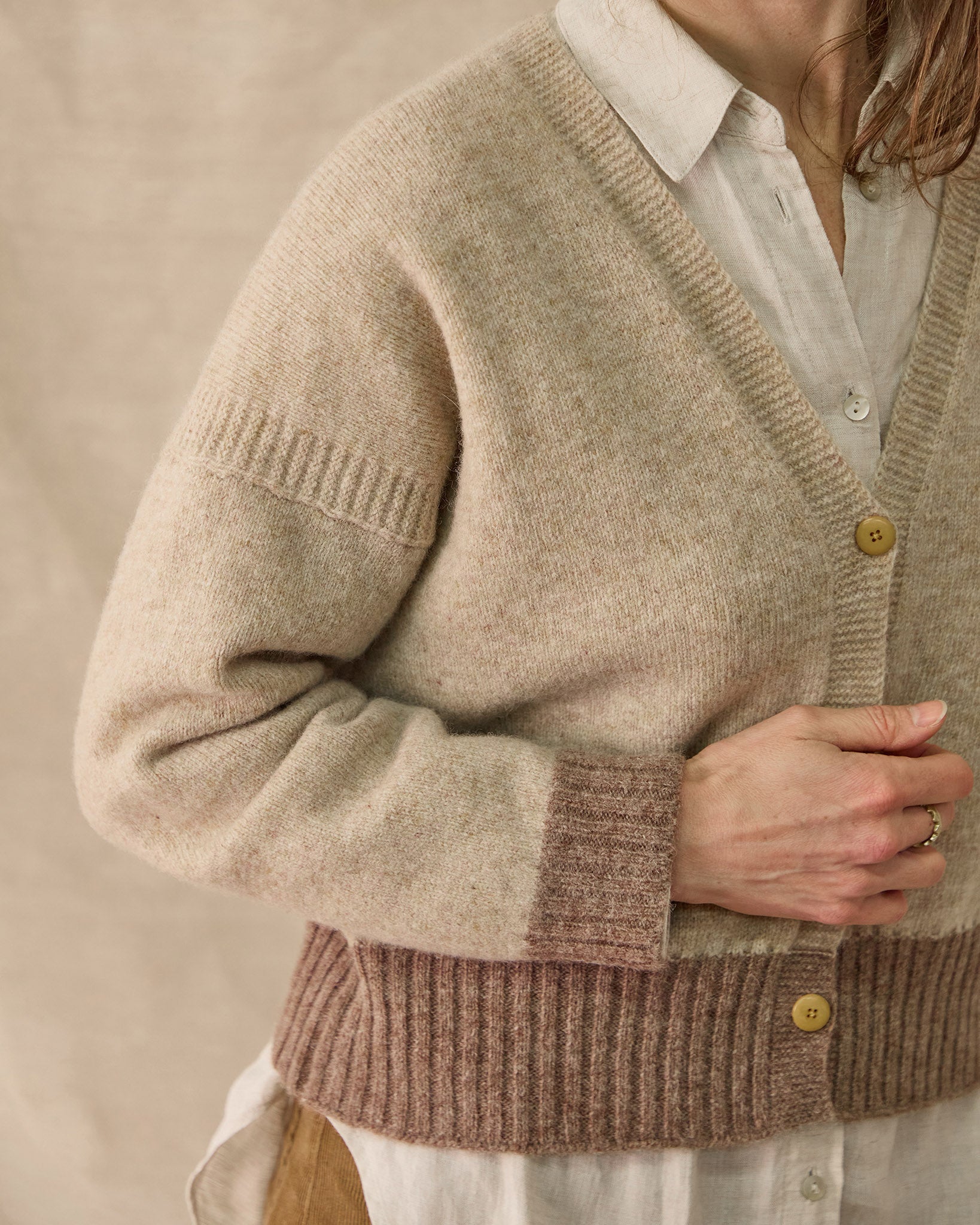 Boxy Cardigan | Oatmeal