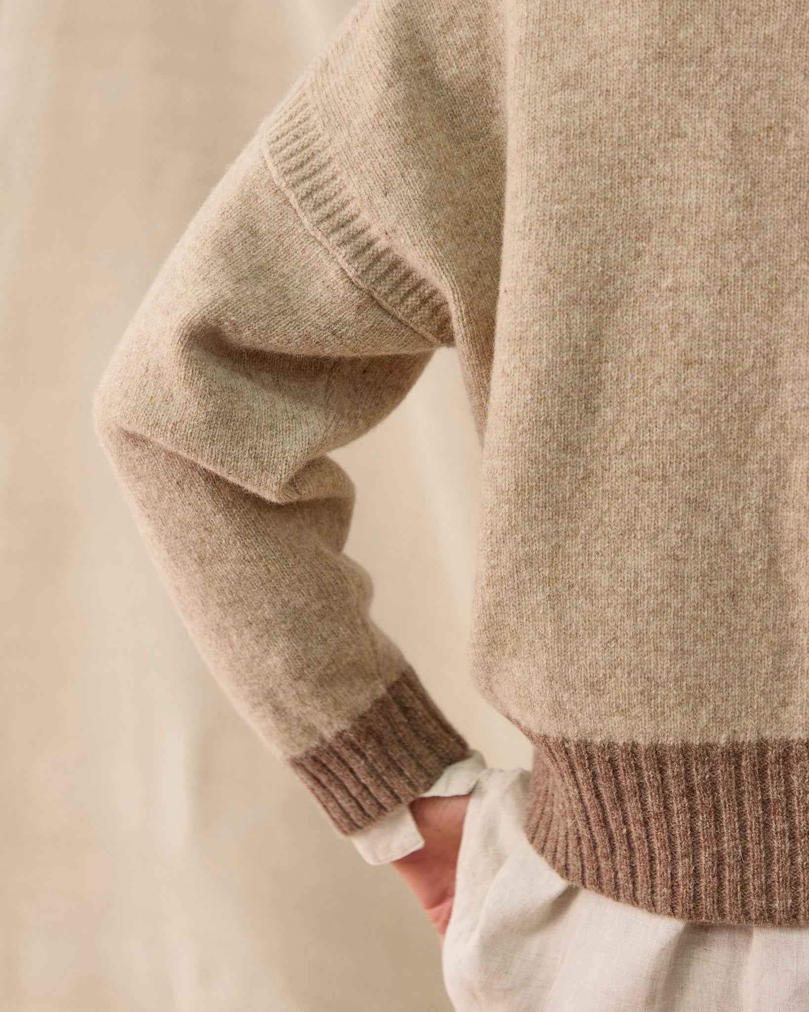 Boxy Cardigan | Oatmeal