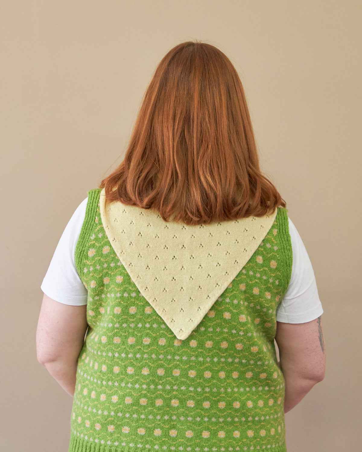 Pointelle Neckerchief | Butter Yellow