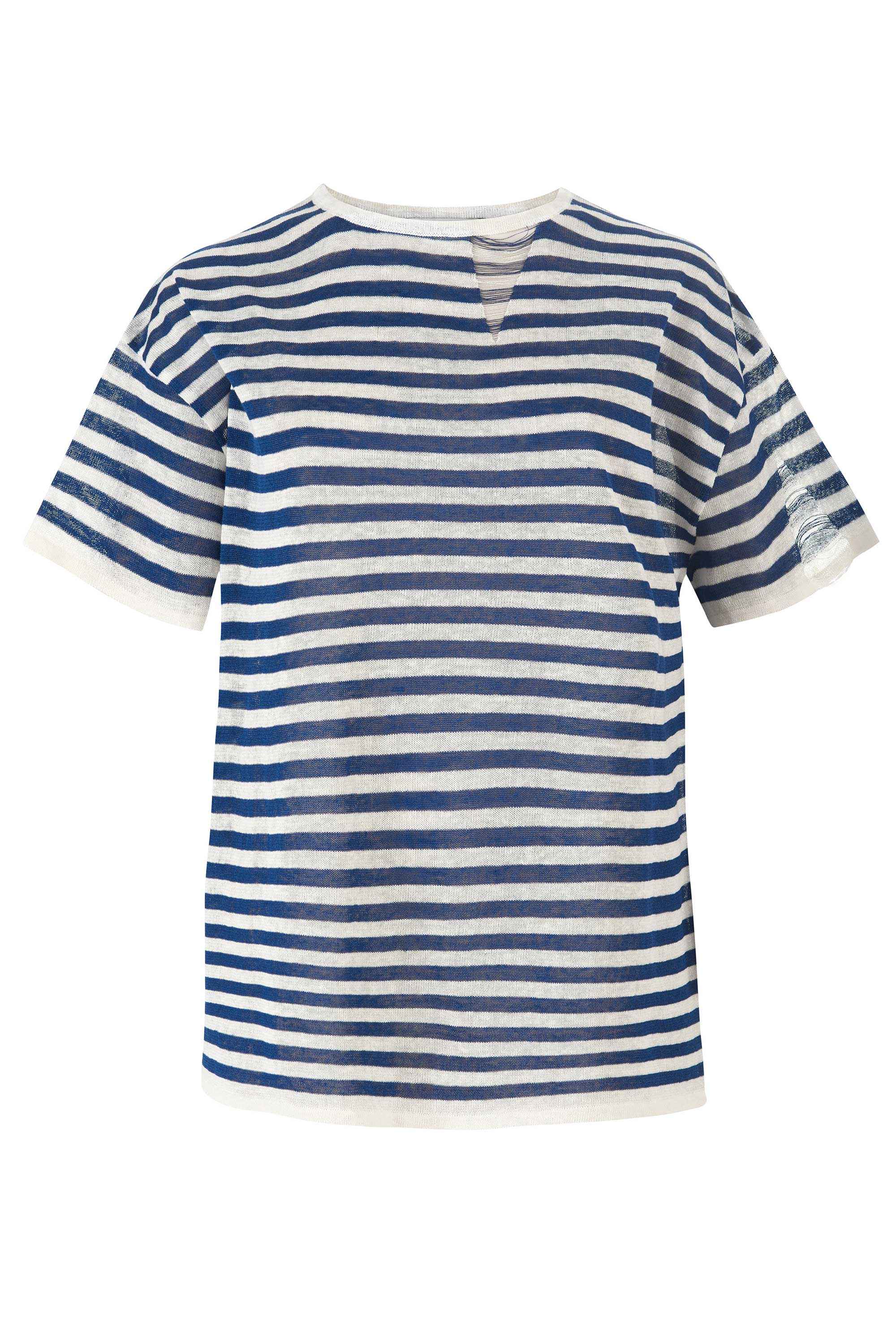 Energia 100% Linen T-shirt Navy *Unisex*