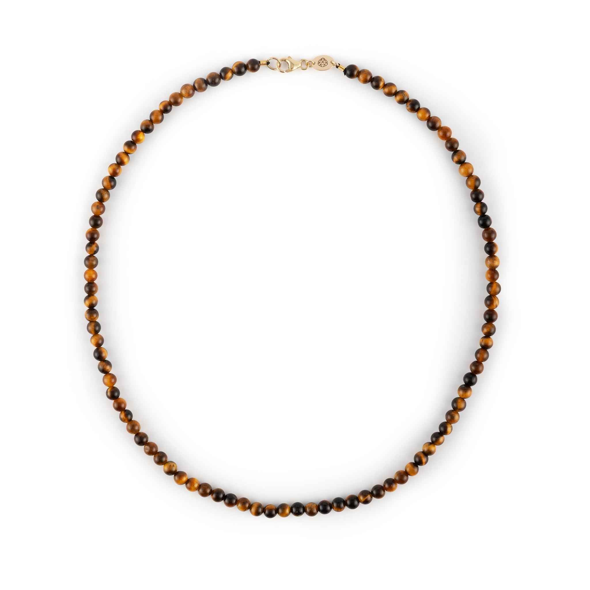 Tiger’s Eye Āina Beaded Necklace