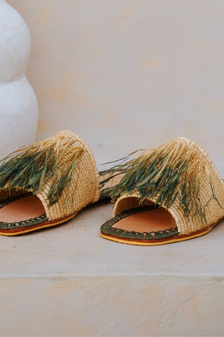 Basha Nour Women's Sandals Green