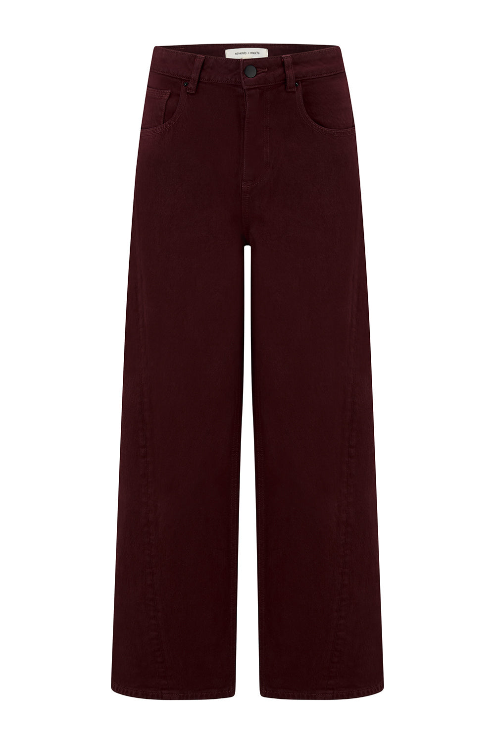 Gracie Twisted Low Rise Jean in Mulberry - seventy + mochi