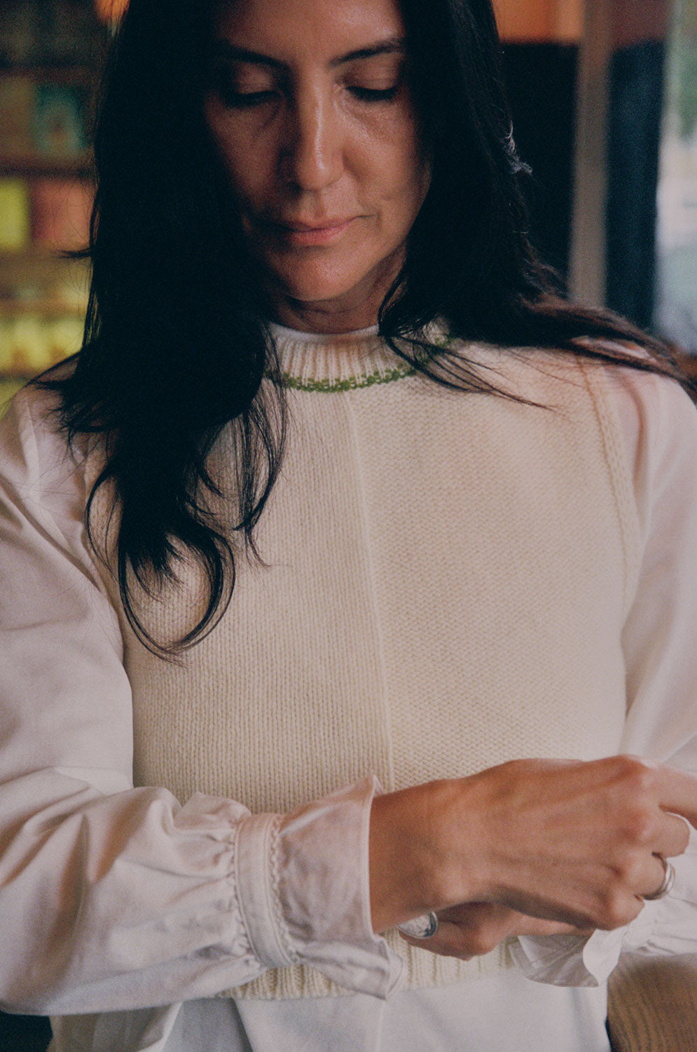 Ada Sweater Vest, Cream