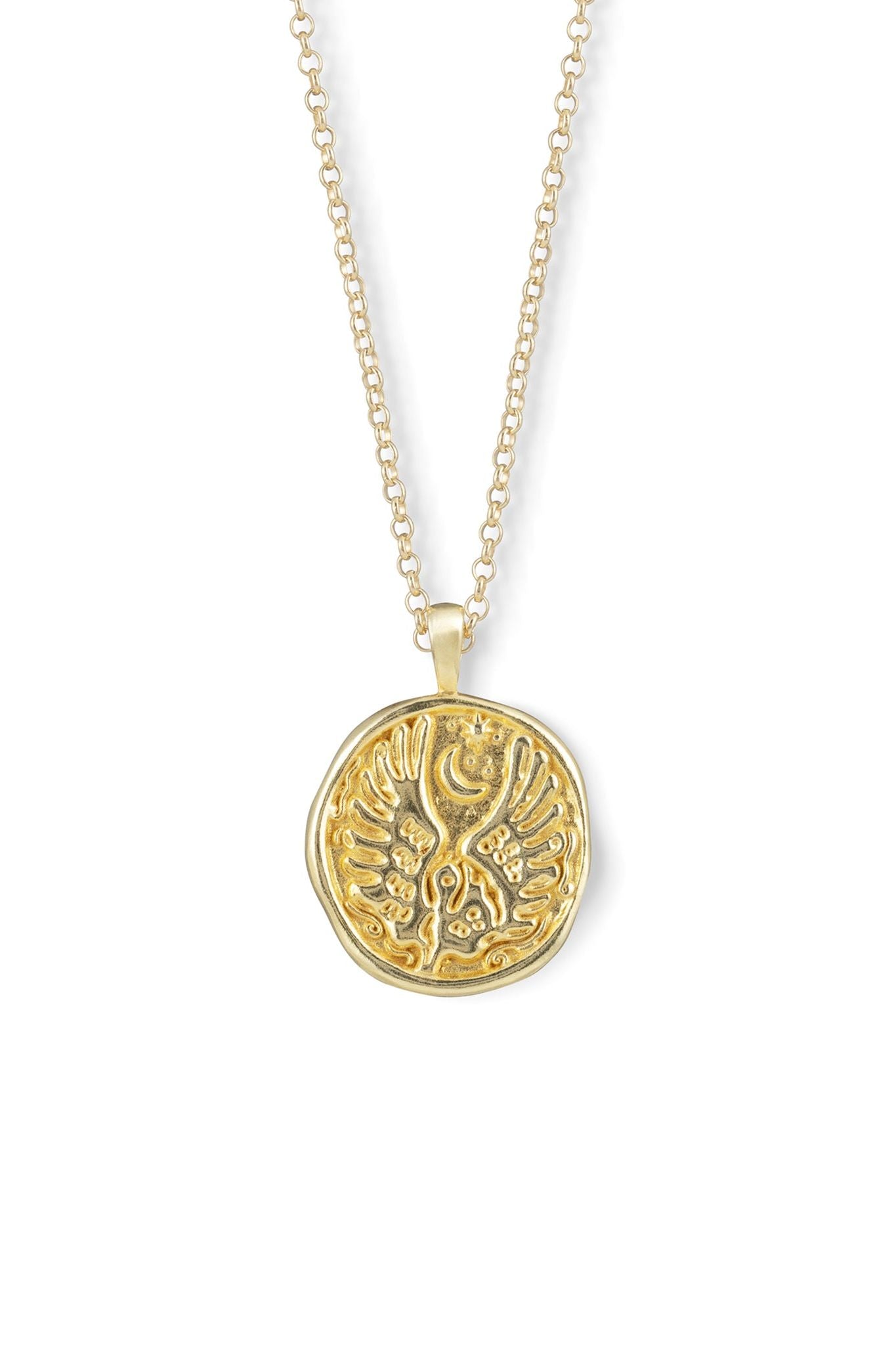Libra Zodiac Coin Pendant Necklace