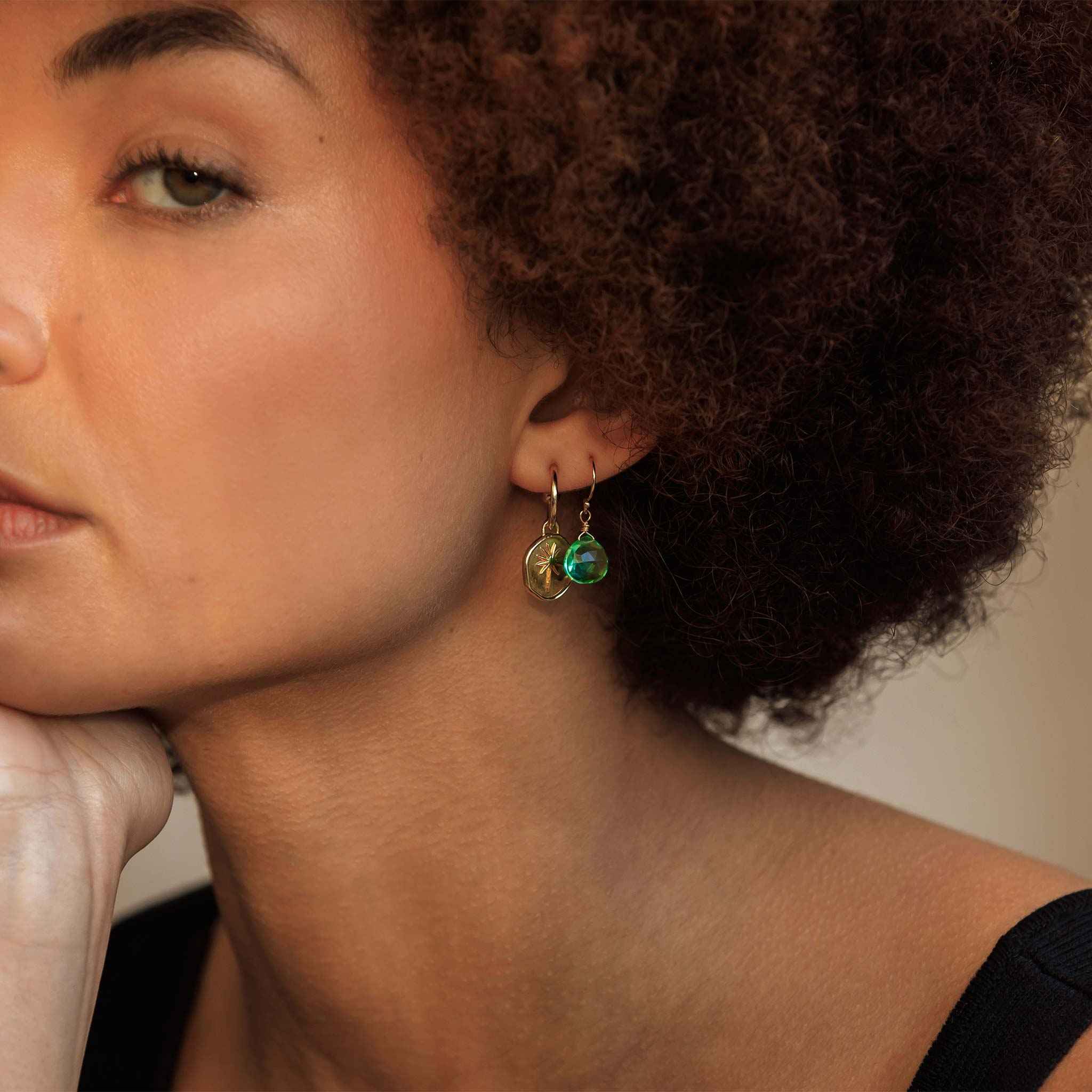 Terra Creole Hoop Earrings