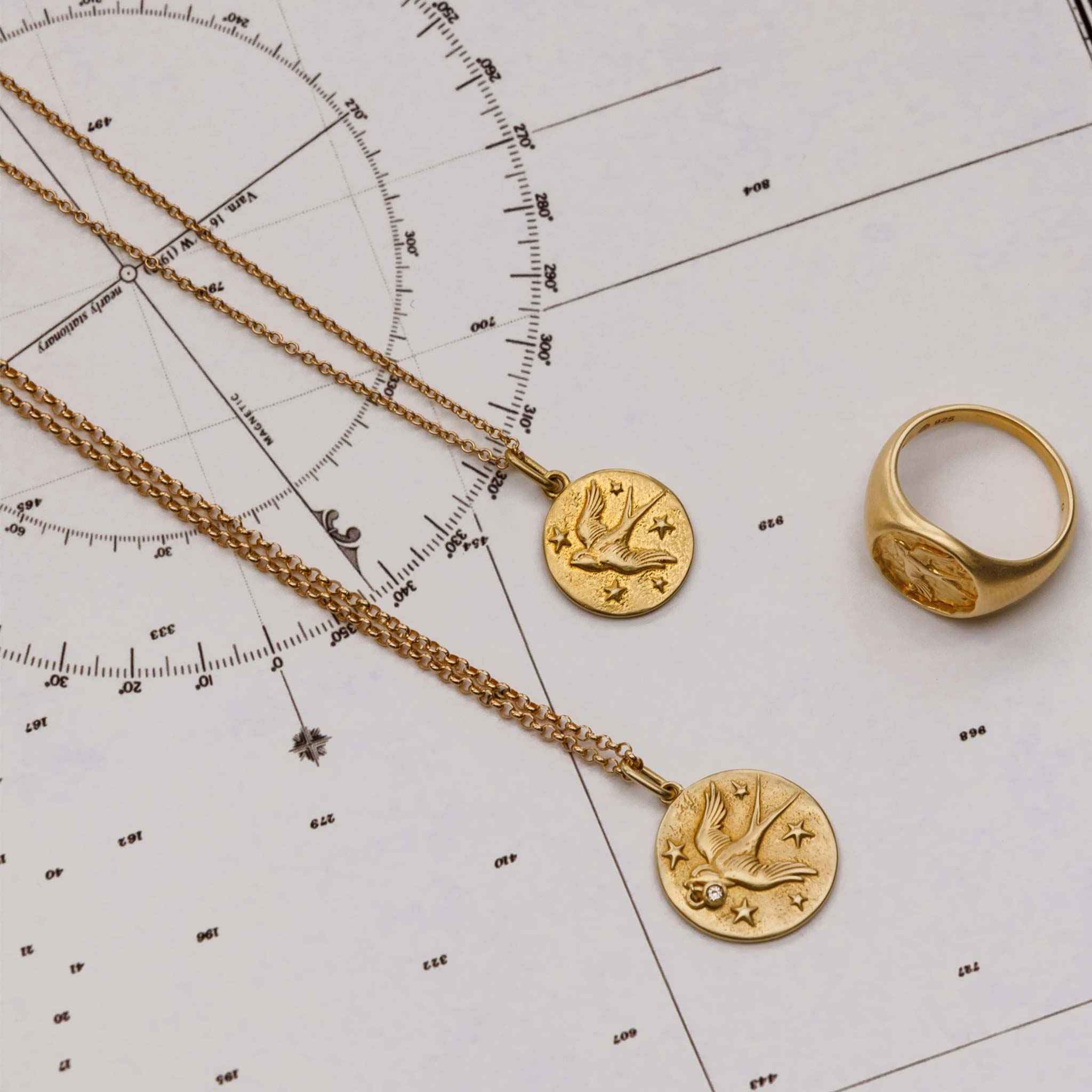 The Voyager Swallow Pendant Necklace