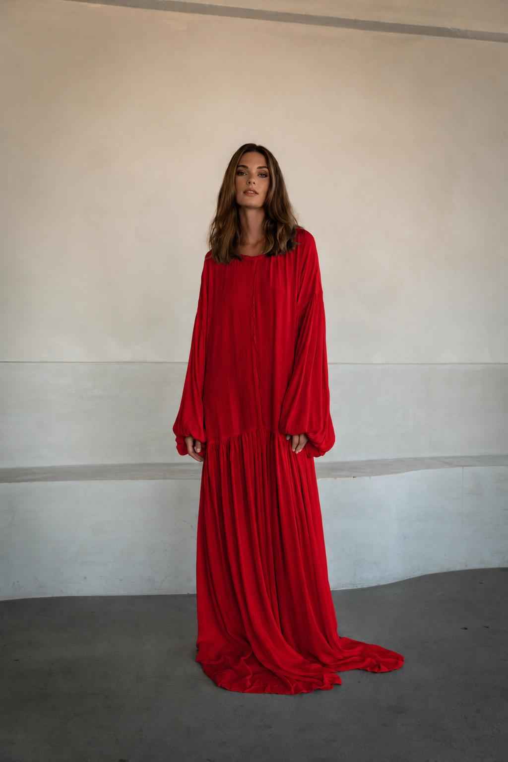 HARMONY DRESS - RED