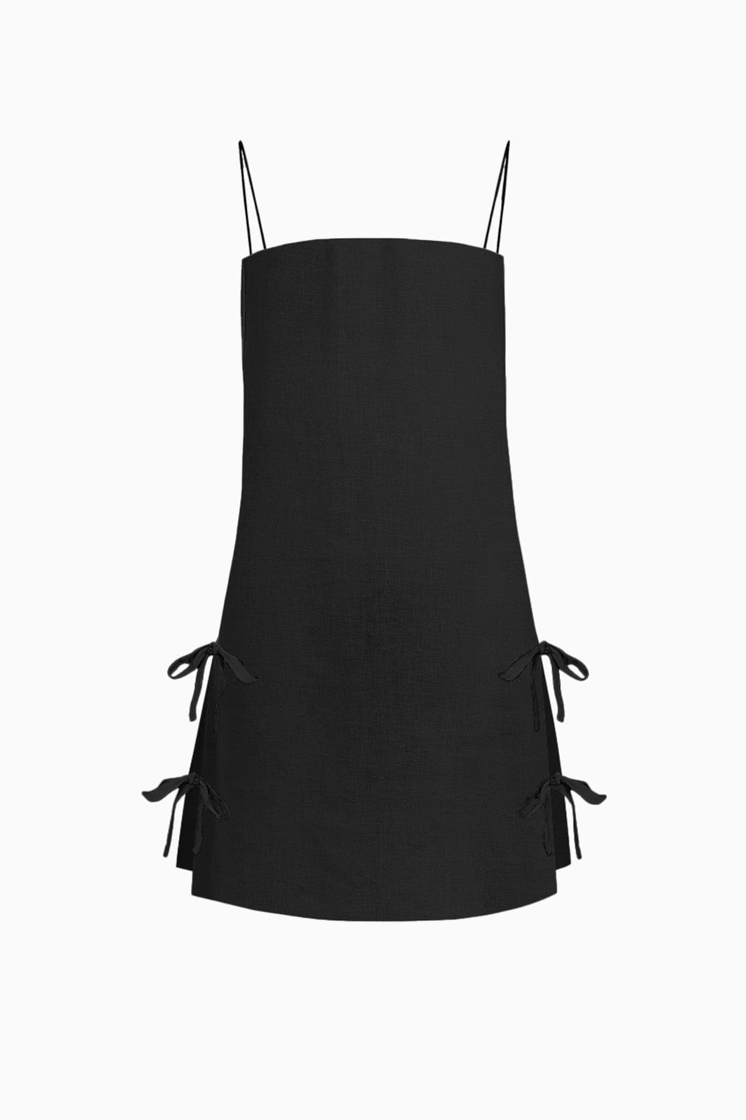 The Livia Tunic Top in black