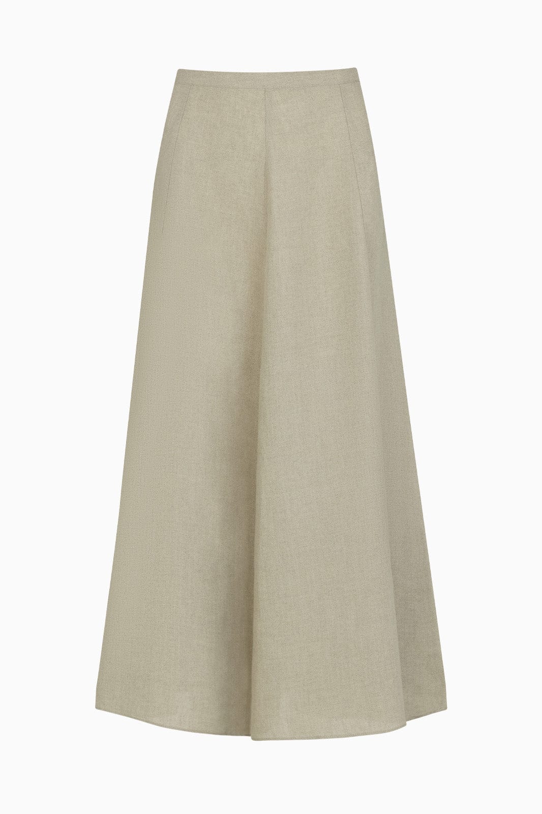 The Poppy Flowing Maxi Skirt in oatmeal