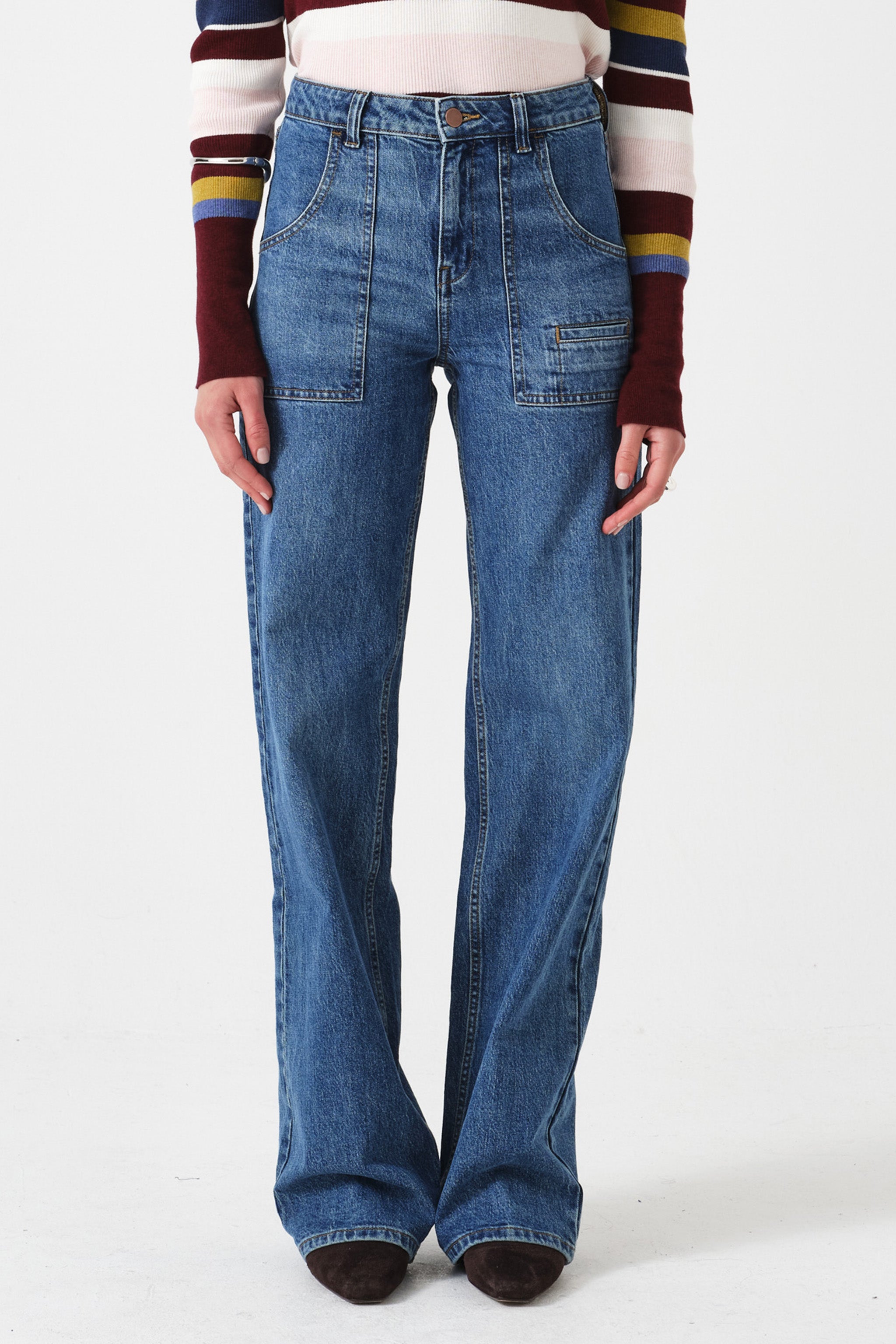 Eden Wide Leg Jean in Pasadena - seventy + mochi