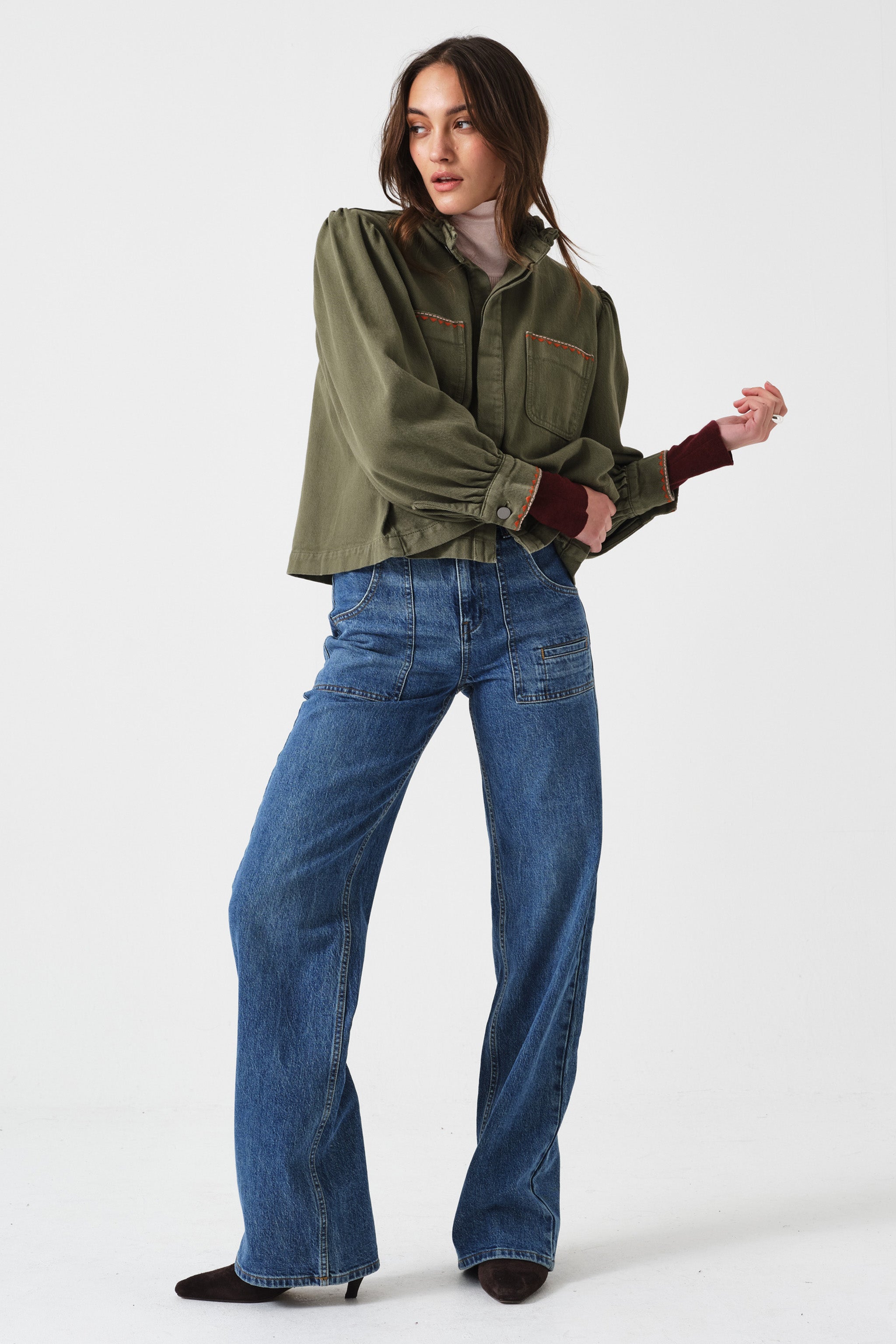 Eden Wide Leg Jean in Pasadena - seventy + mochi