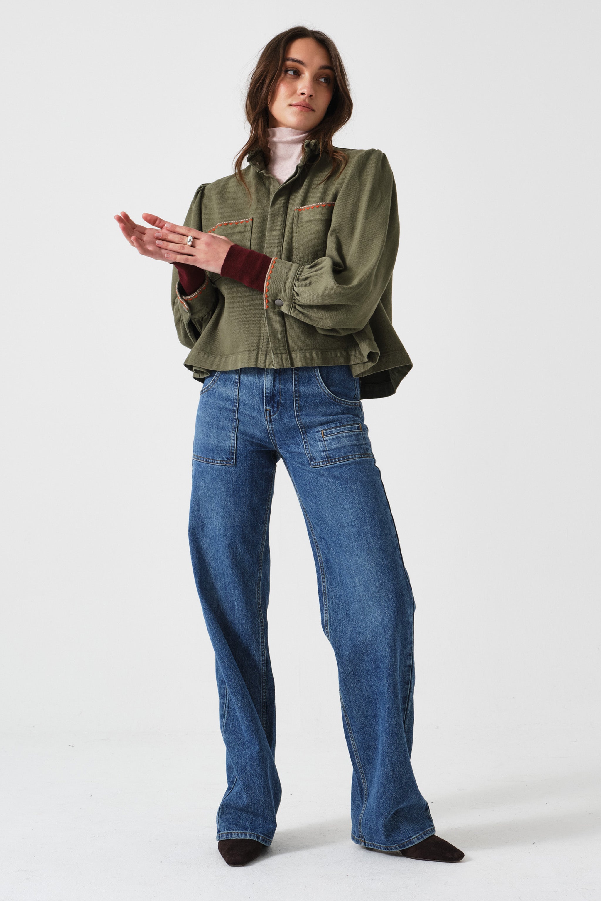 Eden Wide Leg Jean in Pasadena - seventy + mochi