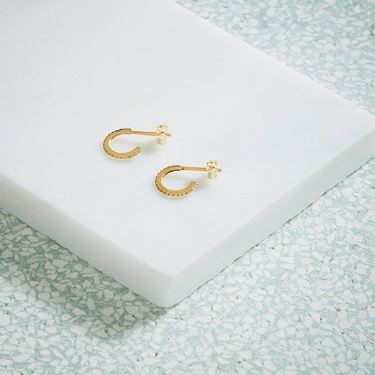 Gold Solar Hoops