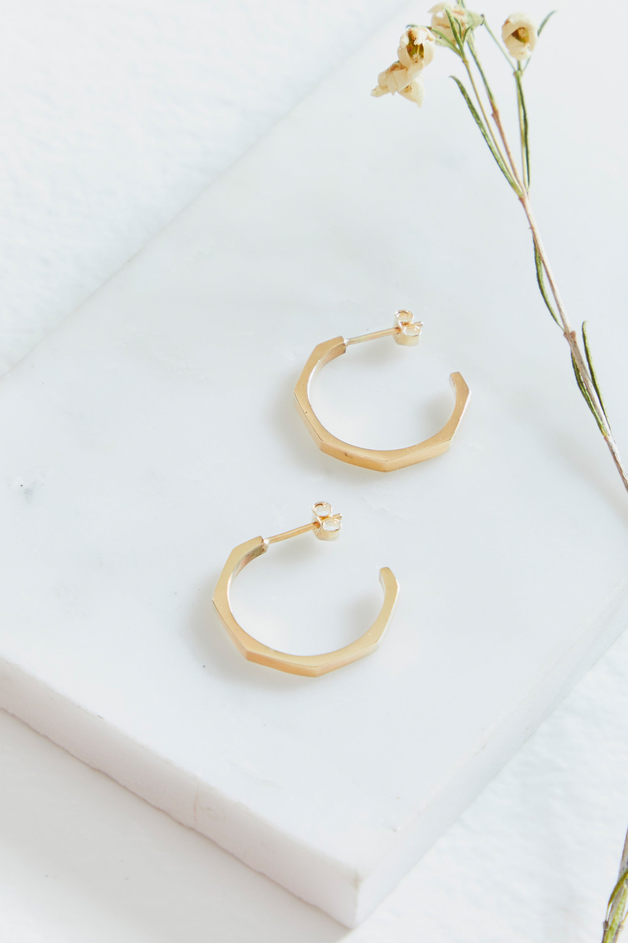 Otto Large Hoop Earrings - Stylish Statement Jewelry